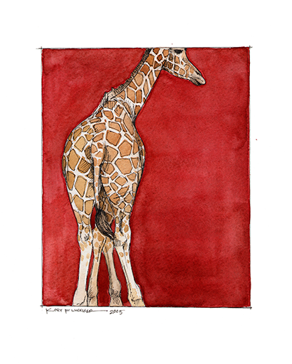 Study for Safari Red II